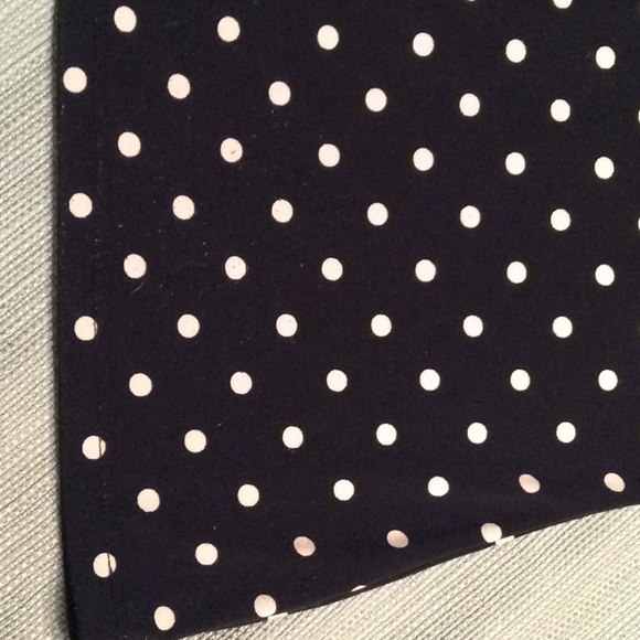 Blk/Wht polka Dot Charter Club MP Polyester top - Picture 8 of 8